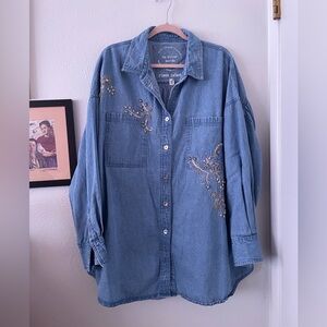 100% Cotton Denim Top, 22/24